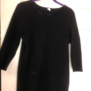 Simple Plain Black Dress